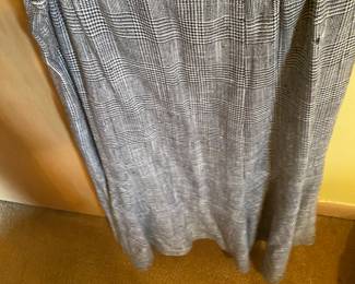 Vintage Plaid Wool Skirt