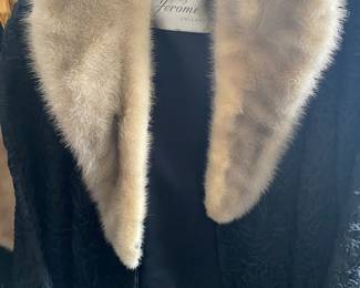 Vintage Persian Lamb Jacked with Mink Collar