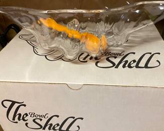 The Bowl Shell, Lucite/Box. 