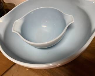 Vintage 1960's Pyrex Promotional Golden Grapes Chip Dip Bowl