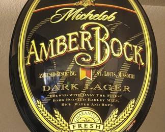 Michelob Amber Bock Rotating Light