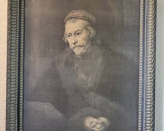 Rembrandt Dupe Of Elderly Man Dressed As Saint Paul