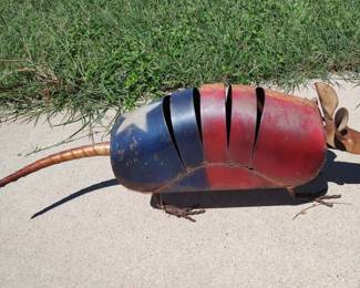 Armadillo Yard Art