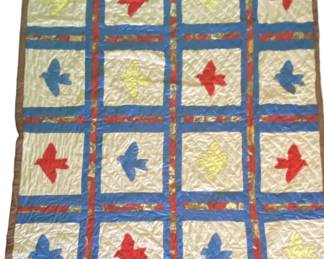 Handmade Bird Quilt