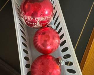 Vintage Christmas ornaments