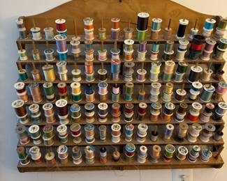 Thread and wall holder