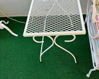 Wrought iron Stack tables