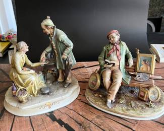 Italian hand painted figurines