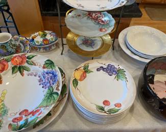 more hand painted Italian pasta bowls