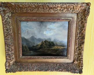 19th century English landscape painting by James Williams (1823-1873)