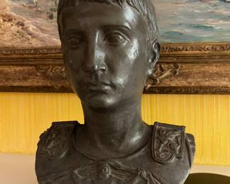 Elegant reproduction Roman busts