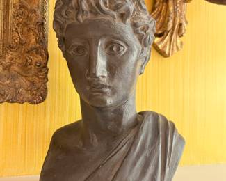 Elegant reproduction Roman busts