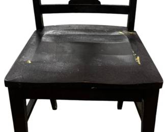 Wooden Lowback Chair