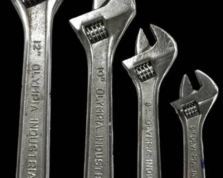 Olympia Industrial Adjustable Wrench Set