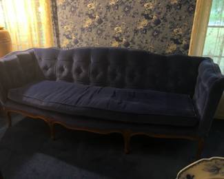 LONG NAVY BLUE SOFA IN GREAT CONDITION