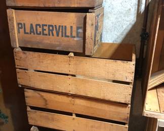 WOOD BOXES - PRODUCE CRATES