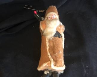 ORNAMENT  VINTAGE SPUN COTTON AND WOOL FOLK ART