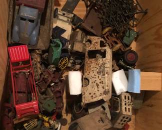 OLD TOYS WILL BE DISPLAYED AS WE SET UP