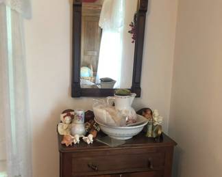 WASHSTAND AND MIRROR