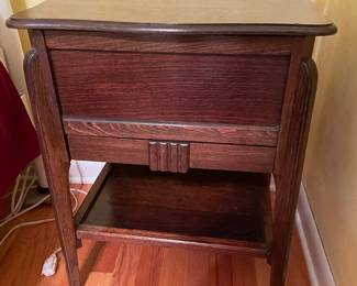 1930’s vintage sewing night stand 