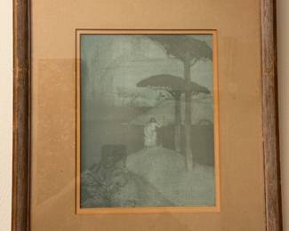 ABEL PANN LITHOGRAPH, 
The Wandering from the Genesis Portfolio, c. 1920's 