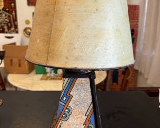 Antoine Dubois artist table lamp, appraised via Sotherby's $100-300.00, includes paperwork. $65.00