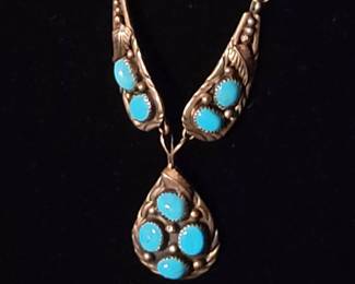 Sterling and Turquoise