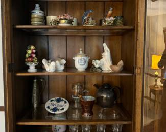 Nice glasses that we never used and assorted lovely breakables.