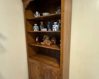 another cabinet, a good book case. 