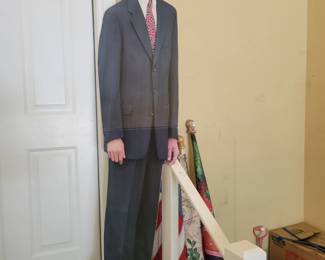 Life Size Cardboard Bush JR .