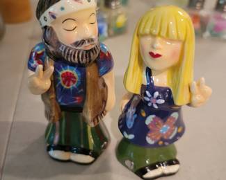 Hippy Salt & Pepper Shakers
