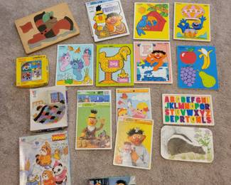 Lots Of Wood Puzzles And Other Puzzles For Kids 