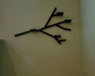 Black Wood Twig Shelve 