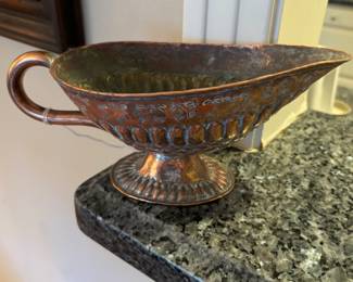 Copper Gravy Boat 