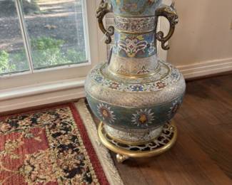 Bronze Cloisonne Vase 