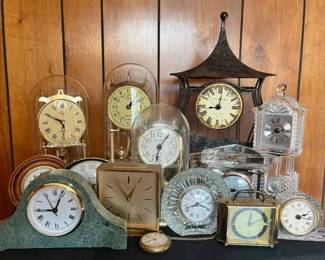 Table Clocks Mystery Lot Some Vintage
