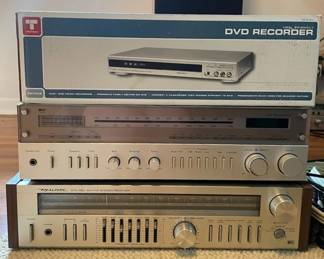 MCS And Realistic Stereo Receivers With DVD Recorder