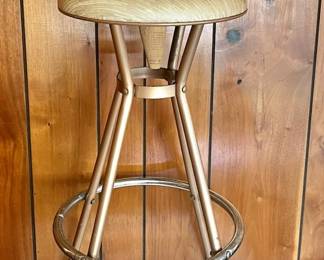 Vintage Mid Century Swivel Bar Chair