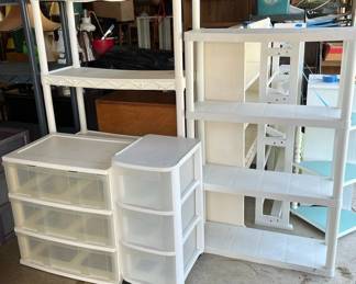 Storage Organization Shelving  Drawers