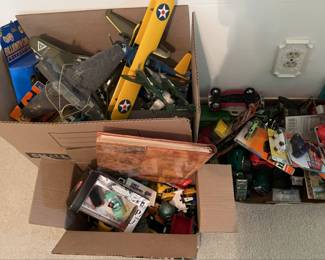Mystery Lot Of Model Cars, Air Planes And More