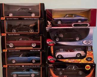 Model Cars From Plymouth, Maisto, And Hotwheels