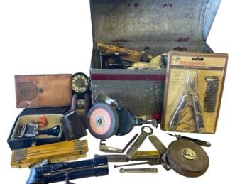 Vintage Hand Tools, Saws, Tool Box More