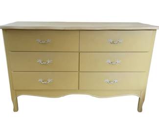 Vintage Buttercream Dresser