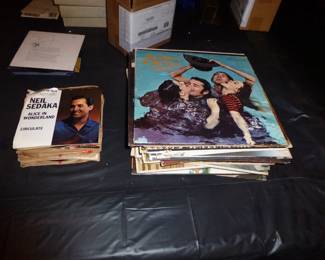 yes we do have some albums and see the stack of 45's