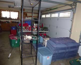 METAL RACKS, CUSHIONS