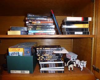 we do have DVD, movies, lot's of Dean Martain TV shows DVD's