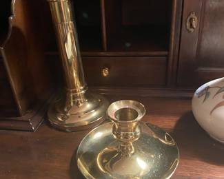 Lots of brass candle holders available.