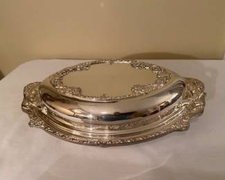 Nice silver plate serving dish.