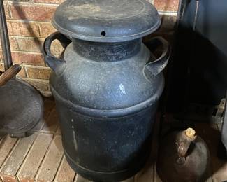 Cast iron milk jug. 