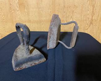 Antique irons, several available.